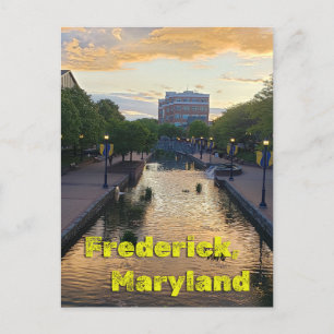 Carroll Creek Frederick Maryland #5 Vykort