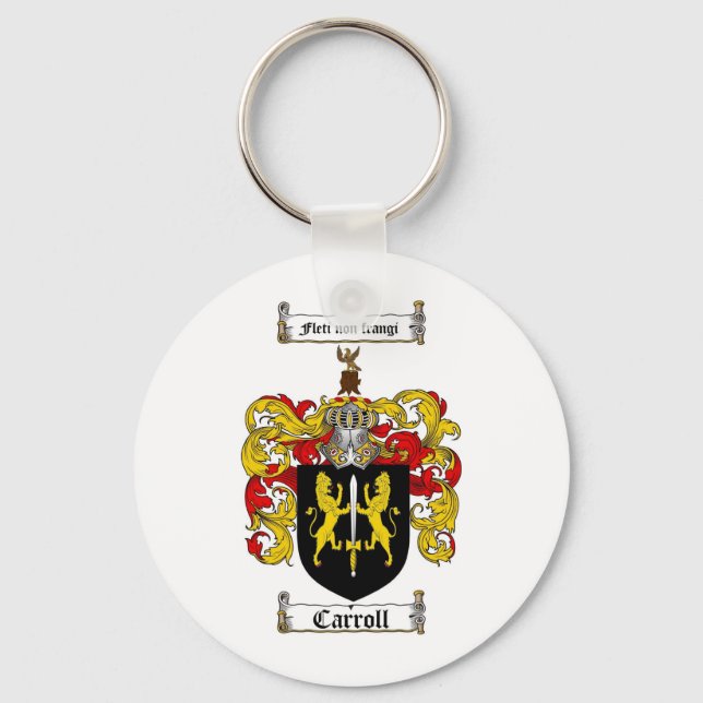 CARROLL FAMILY CREST - CARROLL JACKAR ARM NYCKELRING (Framsida)