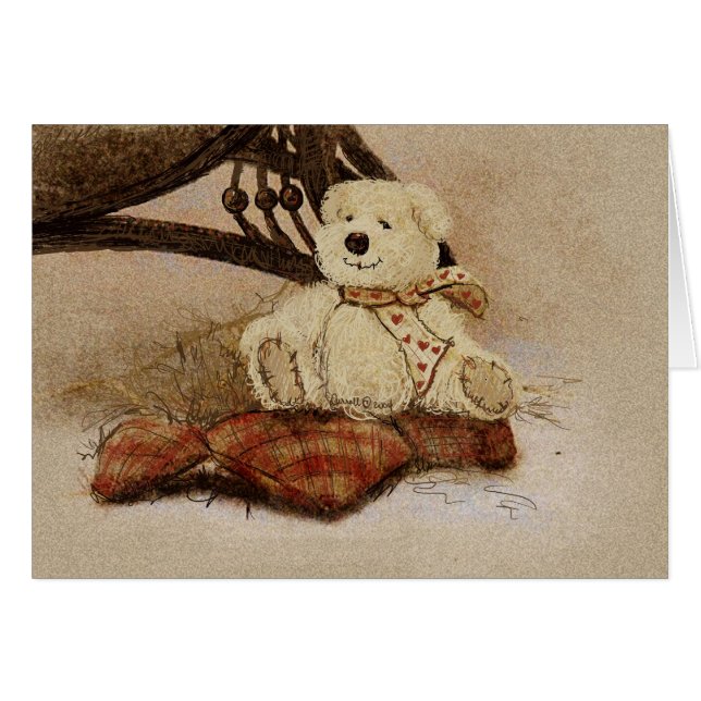 Carroll Nalle Card Hälsningskort (Framsidan Horizontal)