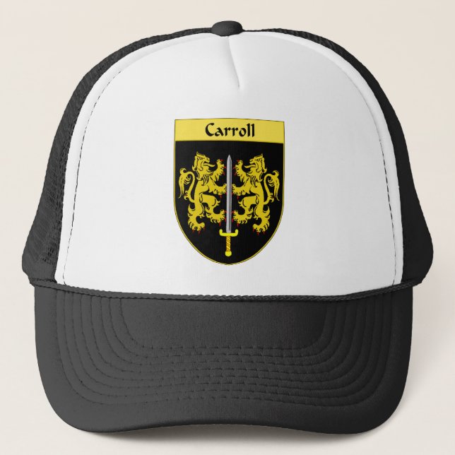 Carroll vapensköld-/familjvapensköld truckerkeps (Framsida)