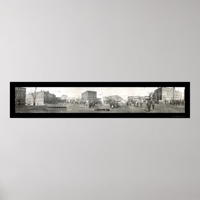 Carrollton, GA Photo 1912 Poster (Framsidan)