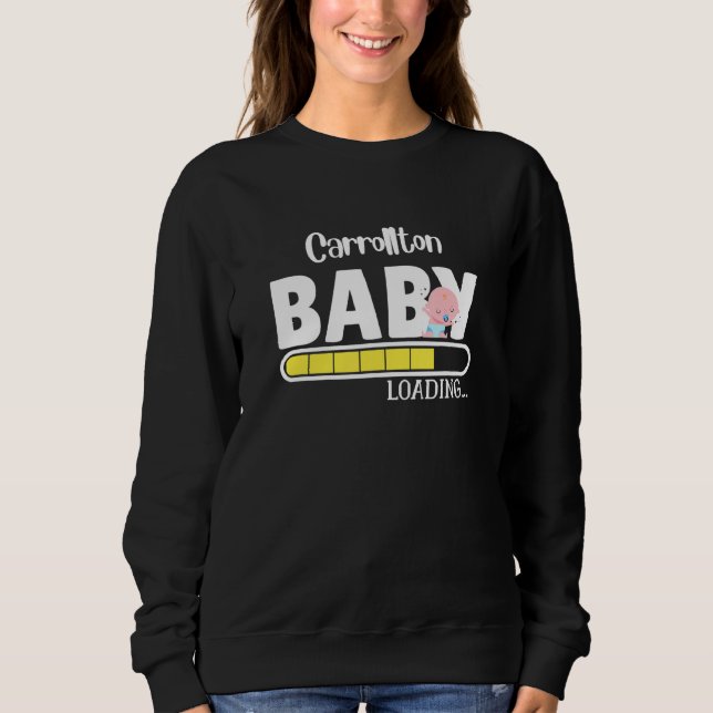 Carrollton Native Pride Funny State Baby Parent Mo T Shirt (Framsida)