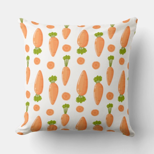 Carrot and slice pattern kudde (Framsida)