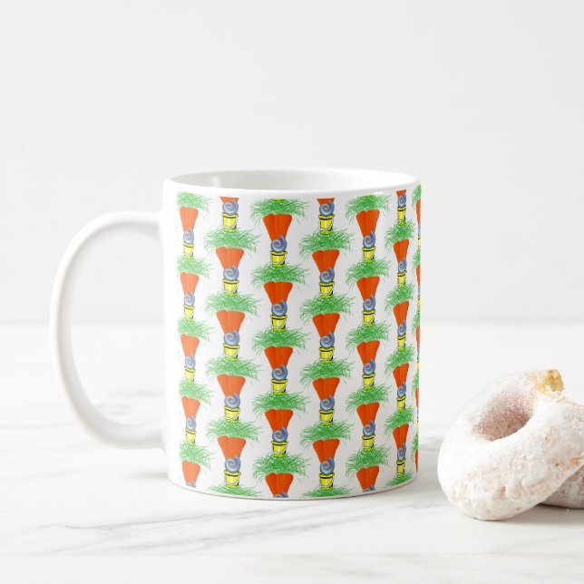 Carrot Beach Snäcka Mugg (Med munk)