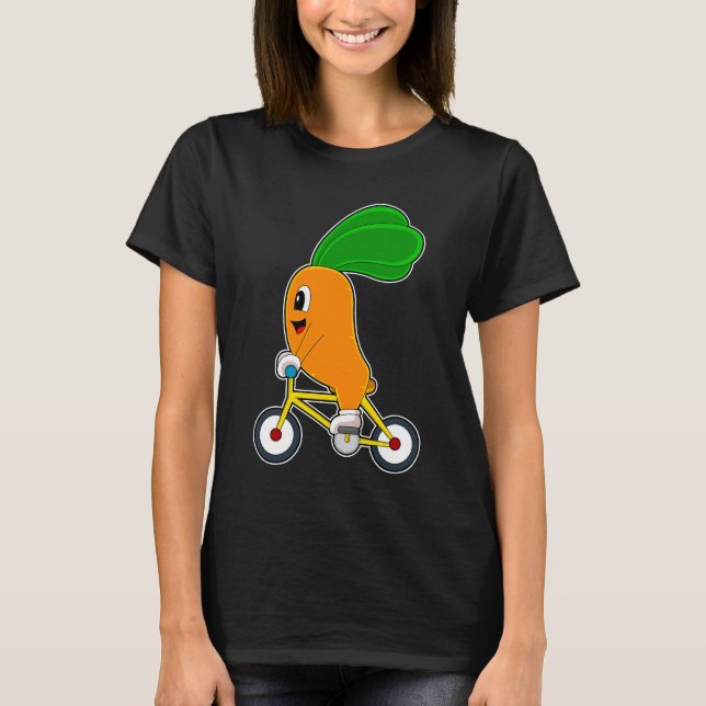 Carrot Bicycle T Shirt (Framsida)