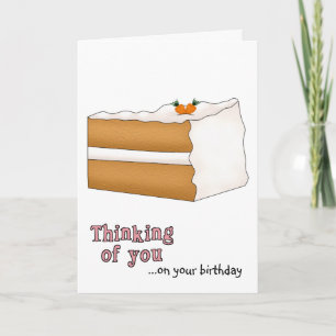 Carrot Cake Birthday Card Kort