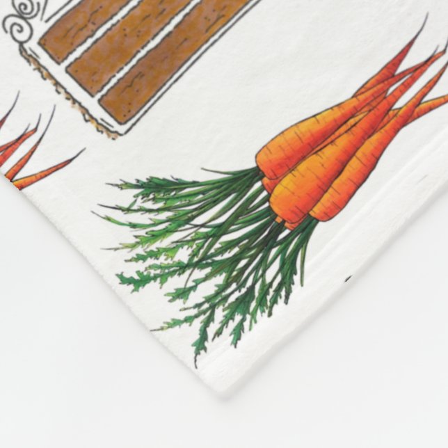 Carrot Cake Segce Fresh Orange Carrots Bunch Food Fleecefilt (Hörn)