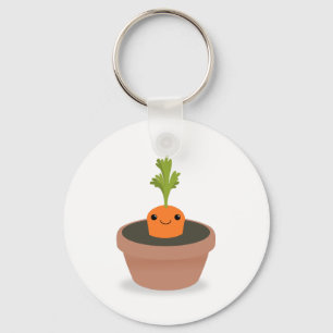 Carrot Character Nyckelring