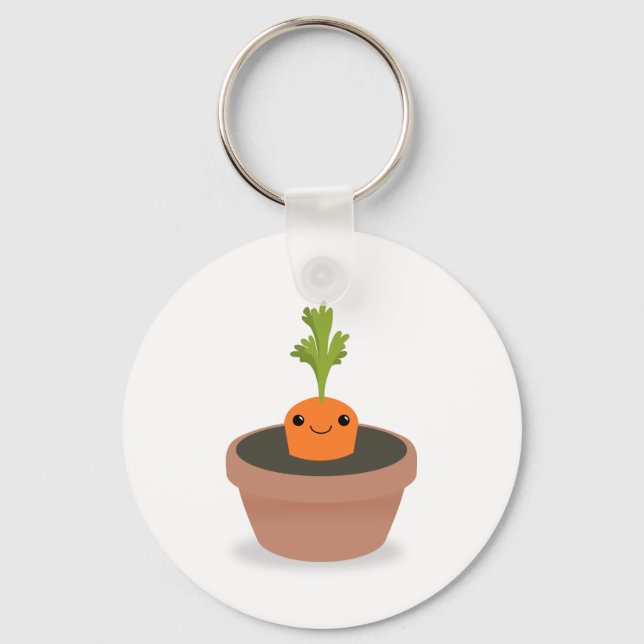 Carrot Character Nyckelring (Framsida)