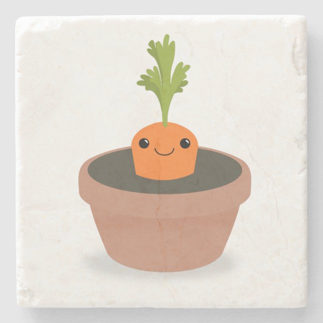 Carrot Character Stenunderlägg (Framsidan)