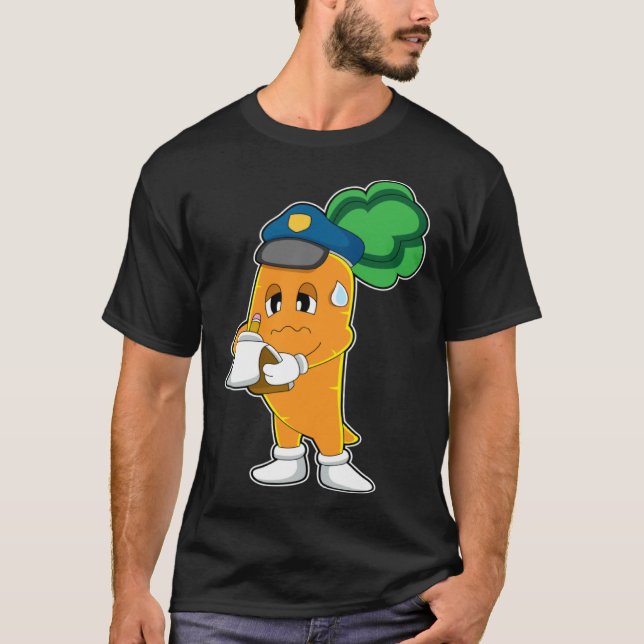 Carrot Cop Ticket Police T Shirt (Framsida)