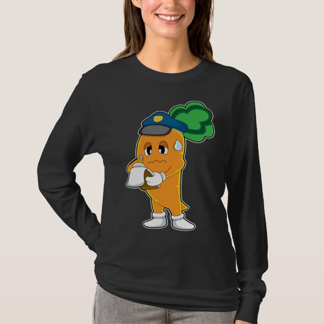Carrot Cop Ticket Police T Shirt (Framsida)