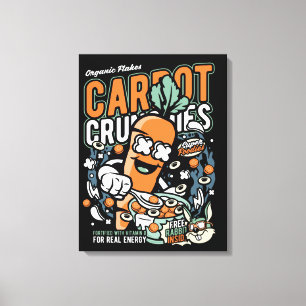 Carrot Crunchies Canvastryck
