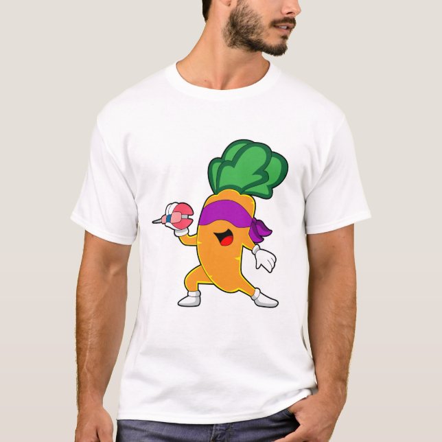 Carrot Darts Dart T Shirt (Framsida)