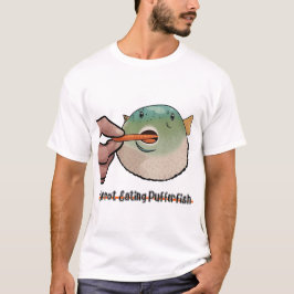 Carrot Eating Pufferfish Meme T Shirt