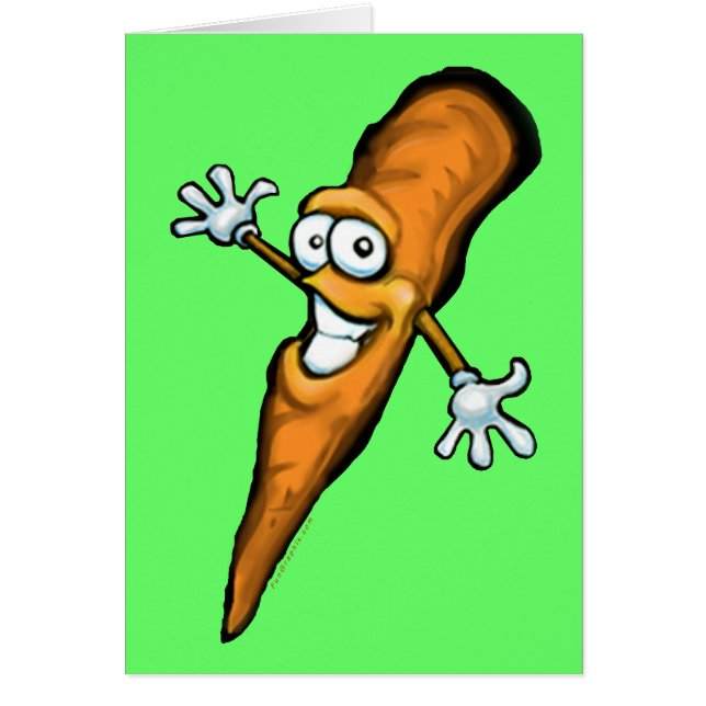 Carrot Hälsningskort (Framsidan)