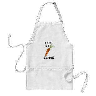 Carrot I är A+ Funny Carrot Förkläde