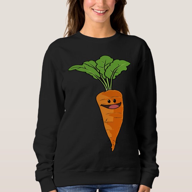 Carrot kids garden  vegan vegetarian t shirt (Framsida)