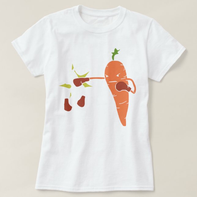 Carrot Knockout T Shirt (Design framsida)