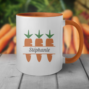 Carrot Monogram Mugg