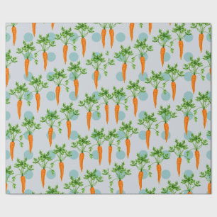 Carrot mönster presentpapper