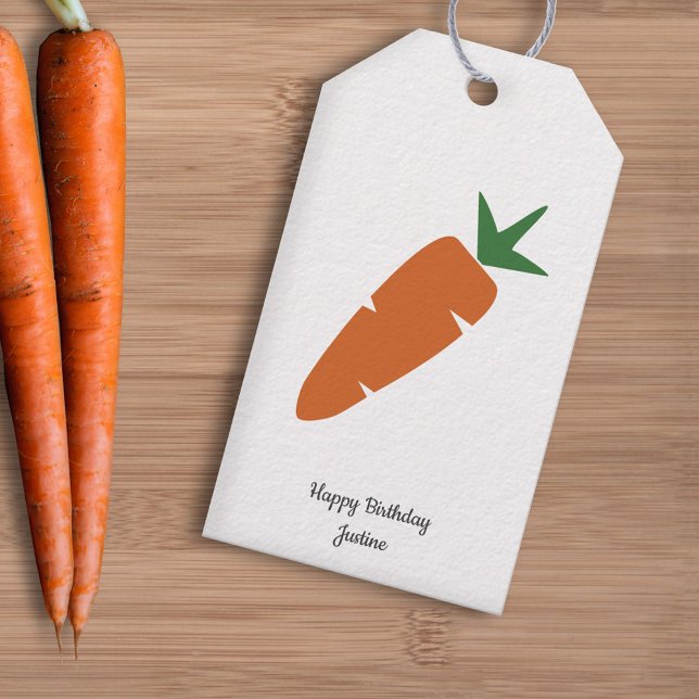 Carrot Presentetikett (Carrot Gift Tag)