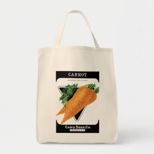 Carrot Seed Packet Label Tygkasse