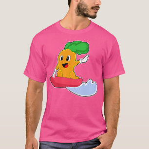 Carrot Snowboard Winter Sports T Shirt