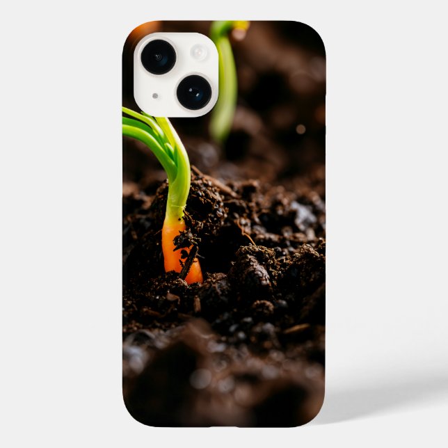 Carrot Sprout – Garden Growth Close-Up (Baksida)