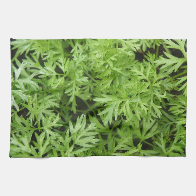 Carrot Toppar Kitchen Towel Kökshandduk (Horisontell)