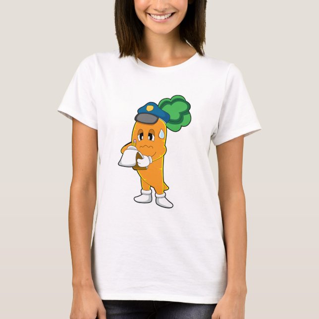 Carrot Traffic Warden Parking biljett T Shirt (Framsida)