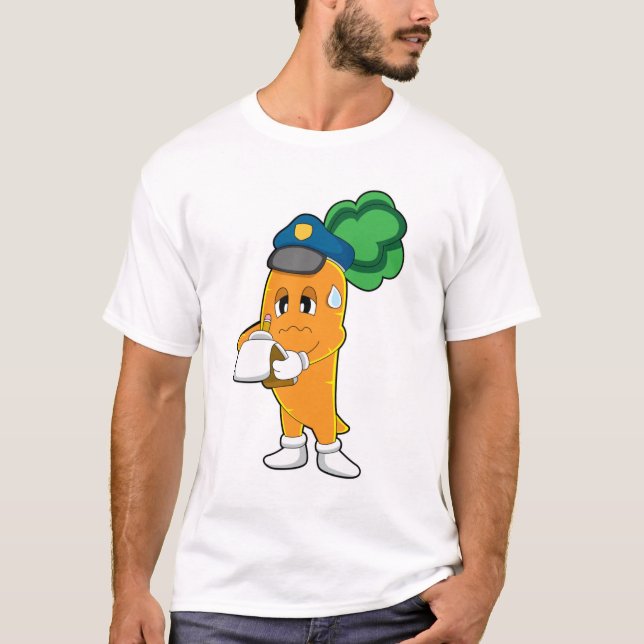 Carrot Traffic Warden Parking biljett T Shirt (Framsida)