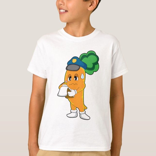 Carrot Traffic Warden Parking biljett T Shirt (Framsida)