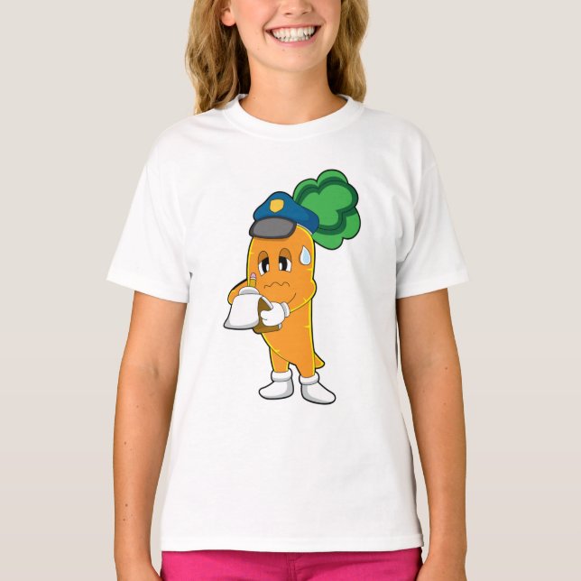 Carrot Traffic Warden Parking biljett T Shirt (Framsida)