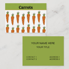 Carrot Vegetables Fresh Food Health Visitkort