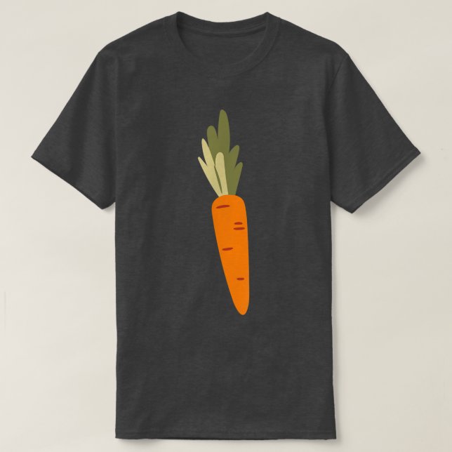 Carrot veggie vegetarian 312 t shirt (Design framsida)