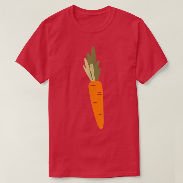 Carrot veggie vegetarian T-Shirt (Design framsida)