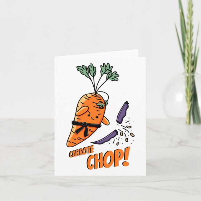 Carrote Chop! Kort (Framsida)