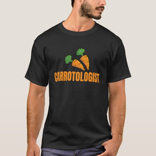 Carrotologist T Shirt (Framsida)