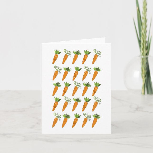 Carrots Notecards Helgkort (Framsida)