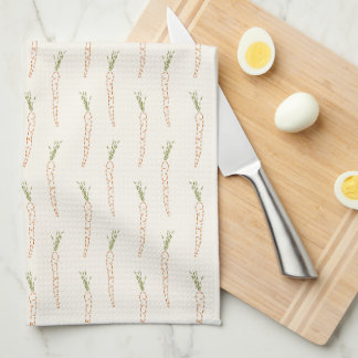 Carrots Orange Vegetable Garden Kitchen Towel Kökshandduk