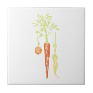 Carrots Veggies Kakelplatta