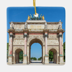 Carrousel Arch of Triumph i Paris, Frankrike Julgransprydnad Keramik