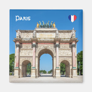 Carrousel Arch of Triumph in Paris, Frankrike Magnet