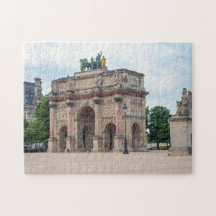 Carrousel Arch of Triumph in Paris, Frankrike Pussel