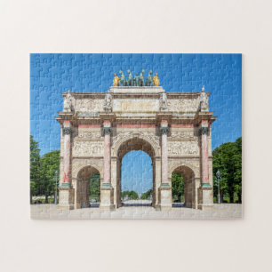 Carrousel Arch of Triumph in Paris, Frankrike Pussel
