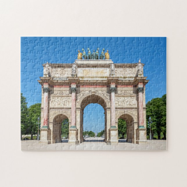 Carrousel Arch of Triumph in Paris, Frankrike Pussel (Horisontell)