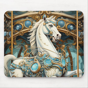 Carrousel Horse Mousepad Musmatta