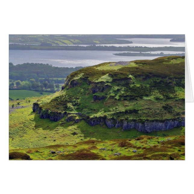 Carrowkeel ovanför höftställena hälsningskort (Framsidan Horizontal)