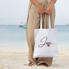 Carry Bag för kvinnor | Faith Tote Bag: Jesus Tygkasse